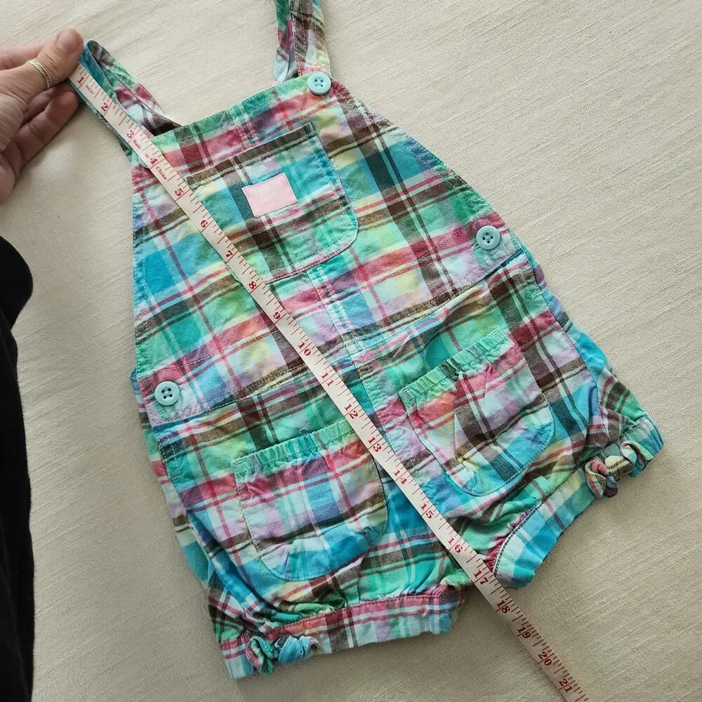 Y2k Oshkosh Plaid Bubble 24 months